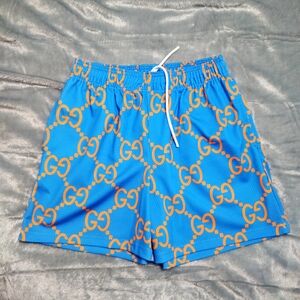 Bravest Studios Blue and Orange Athletic Shorts